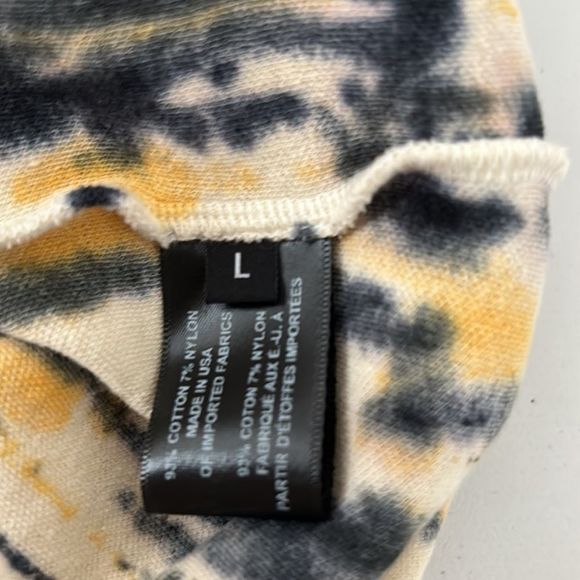 PROENZA SCHOULER Cutout Tie Dye Panel T Shirt - Picture 7 of 13
